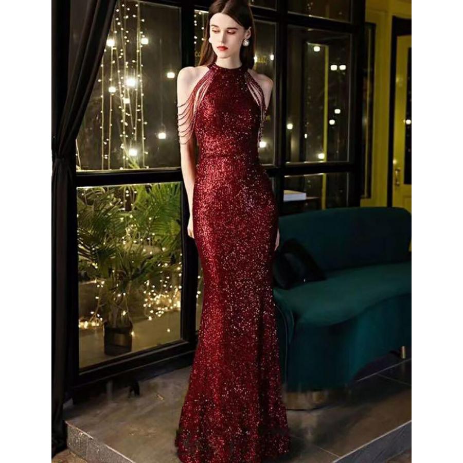 Village H＆T マーメイドワンピース フィッシュテールドレス ロング