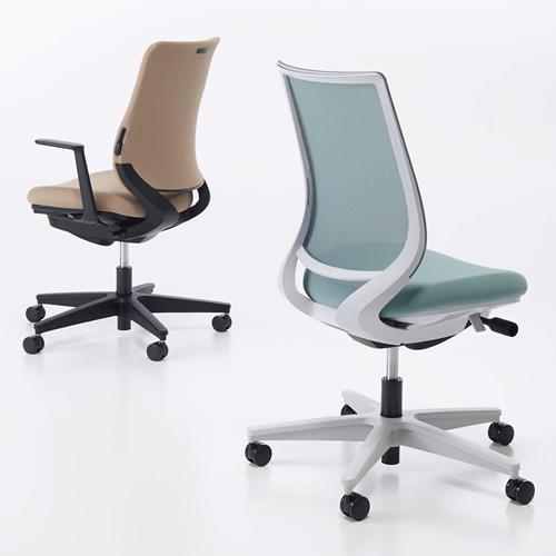 コクヨ ミトラ2（Mitra2）メッシュタイプ アディショナルバック 樹脂脚ホワイト 本体色ホワイト L型肘 ランバーサポート付き C04-W392MW-E12