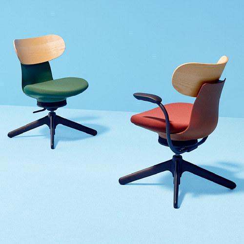 KOKUYO inglife 4本脚 肘かけなし ミディアムグレージュ KOKUYO コクヨ イングライフ ingLIFE 4本脚 肘なし ブラック脚