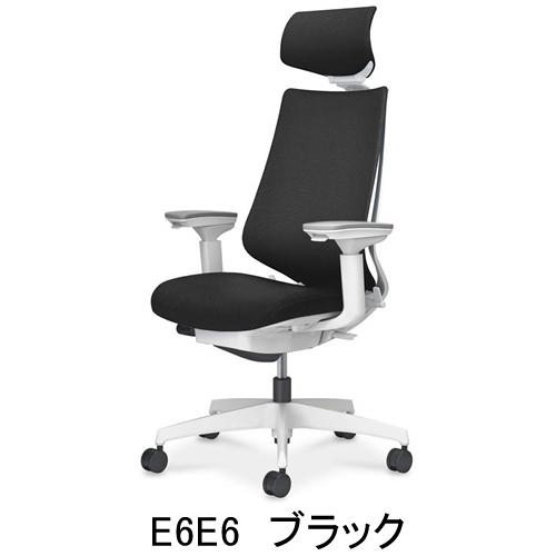 コクヨ デュオラ2（Duora2） クッションタイプ ヘッドレスト付きタイプ 樹脂脚（ホワイト） 本体色ホワイト 可動肘 C08-W330CW-W1_2