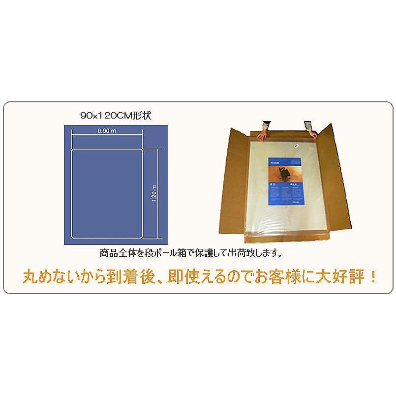 【ドイツ製】カーペット用 90×120cm ３年保証 半透明 チェアマット 床保護 デスク下 在宅ワーク ゲーミングチェア対応 ポリカーボネート PVC塩ビと異なり無害_10