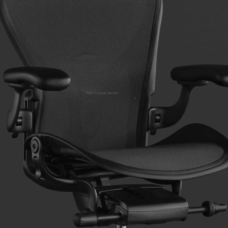 在庫有*アーロンチェア リマスタード Bサイズ グラファイトベース ポスチャーフィットSL｜chairshop｜19