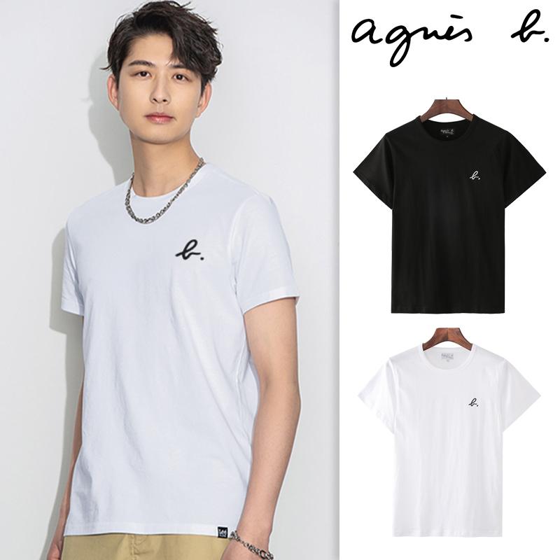 夏得セール アニエスベー Agnes B メンズ Tシャツ メンズ 半袖 Tシャツ レディース ブランド ロゴ 無地 綿100 二枚目10 全国一律送料無料 Chakofami Tx 006 Chakofamiストア2 通販 Yahoo ショッピング