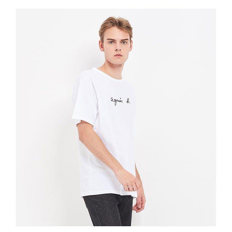 21年春の 限定タイムセール2180円 アニエスベー Tシャツ メンズ 半袖 Tシャツ 無地 大人気 ブランド Uネック ユニセックス 二枚目10円 父の日 Aynaelda Com