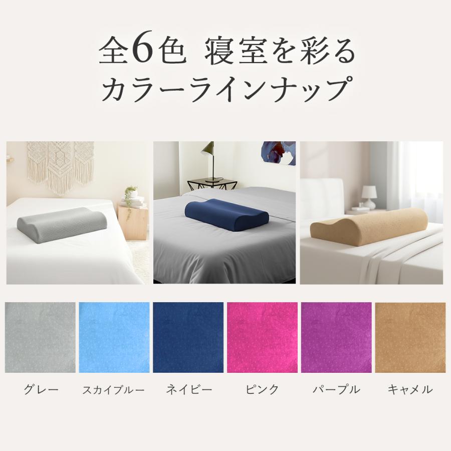 低反発枕 肩こり 首こり RoyalLife 二度寝注意枕 フラット まくら 安眠枕 女性  ストレートネック 横向き寝 快眠枕 頭痛 無呼吸 横寝 | Royal Life | 22
