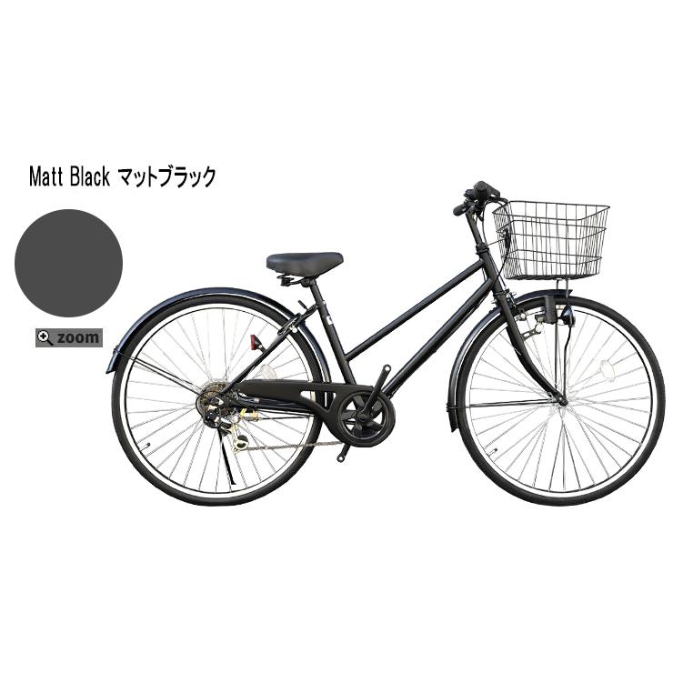 自転車 26インチ おしゃれ Lupinus(ルピナス)LP-266TD-Kシティサイクル ダイナモライト シマノ製6段ギア Lupinus（ルピナス） 自転車 26インチ おしゃれ LP-266TD シティ