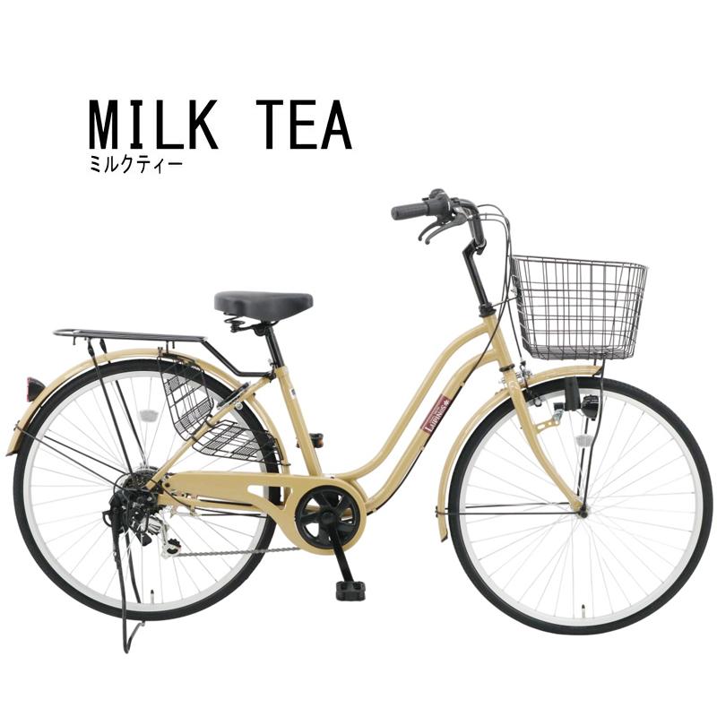 自転車26インチLupinus(ルピナス)LP-266WSD 後カゴ付き軽快車 6段変速 ダイナモライト 東京・神奈川・大阪送料無料！ | Lupinus | 07