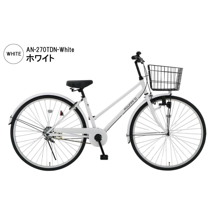 自転車 27インチ おしゃれ ASUNARO(アスナロ)AN-270TDN-K シティサイクル ダイナモライト 東京・神奈川・大阪送料無料！ | Lupinus | 02