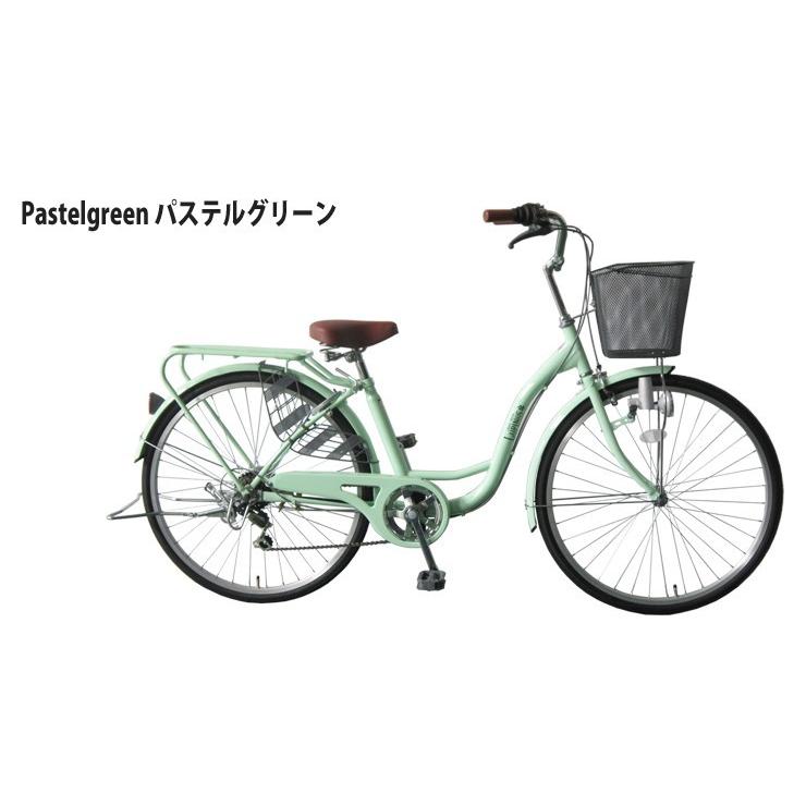 自転車 26インチ Sフレーム ママチャリ シティサイクル Lupinusルピナス LP-266SD 東京・神奈川送料無料｜challenge21｜06