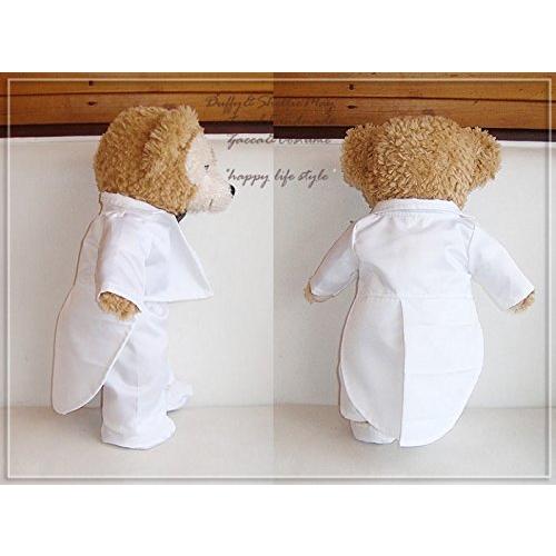 確認用　ダッフィーウェディング　シェリーメイウェディング　コスチューム Disney ダッフィー&シェリーメイウェディングスーツ(白)コスチューム