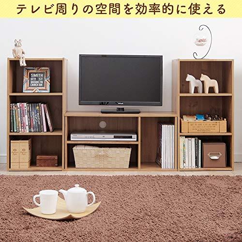 【26-32型推奨】 アイリスオーヤマ テレビ台 テレビボード ローボード 幅73.2cm 奥行29cm 高さ36.6cm 24型 32型 ナチュラル｜challengershopuu｜04