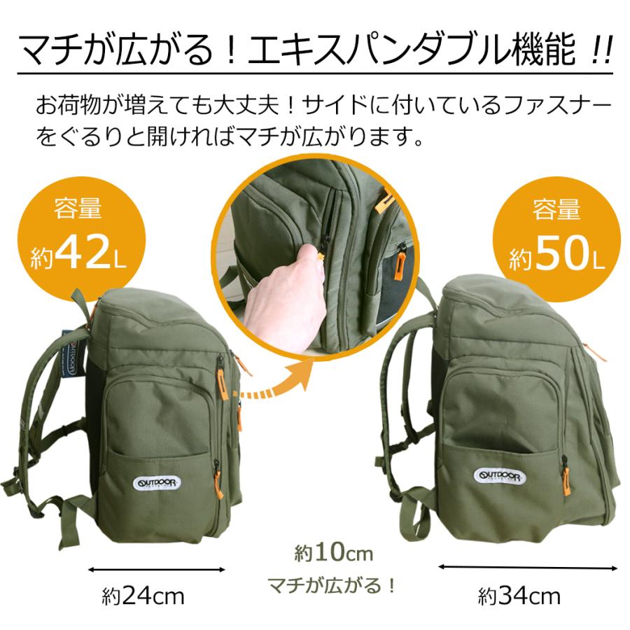 OUTDOOR PRODUCTS（アウトドアプロダクツ） サブリュック アウトドア