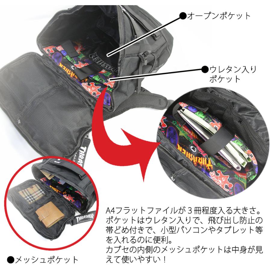 THRASHER（スラッシャー） 爆買 ヤフー限定 圧縮袋付 リュックサック