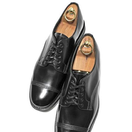 SANDERS(サンダース) ストレートチップ (Military Derby Shoe) Blackの画像