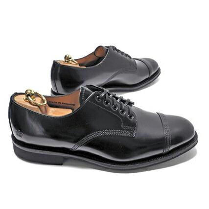 SANDERS(サンダース) ストレートチップ (Military Derby Shoe) Blackの画像