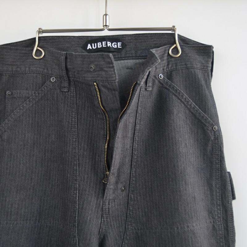 AUBERGE/オーベルジュ　COCO 黒×グレー 40 美品 AUBERGE（オーベルジュ） ANTON（アントン）Charcoal×D.Brown