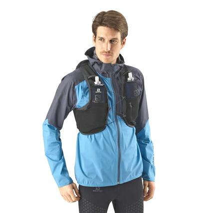 [30%OFF] SALOMON(サロモン) ACTIVE SKIN 8 (ユニセックス ランニングベスト フラスク付) BLACK / BLACK｜chamber｜03