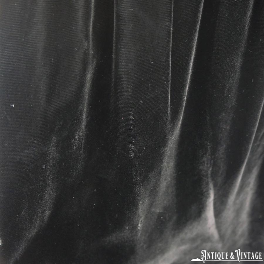 GUNNE SAX 80s ヴィンテージレース襟付きヴィクトリアンベロアドレス  