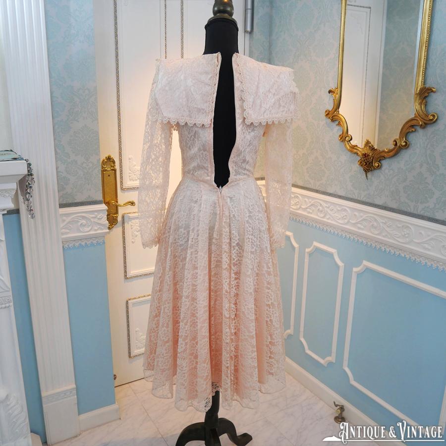 GUNNE SAX 80s ヴィンテージプリンセスペールピンクドレス : CHAMBER 