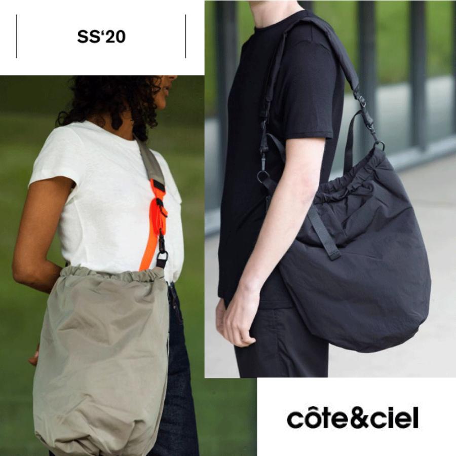 Cote&Ciel コートエシエル ORCO ショルダーバッグ Cote&Ciel（コートエシエル）の「Orco Creased Light Grey