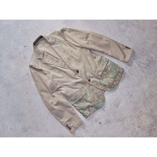 コントラプンクト（KONTRAPUNKT） コットン花柄 ジャケット ベージュ