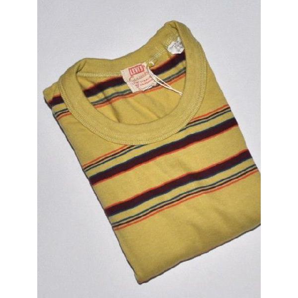 70年代Levi's ベージュ Tシャツ ヴィンテージ 染み込み ACRON 70年代