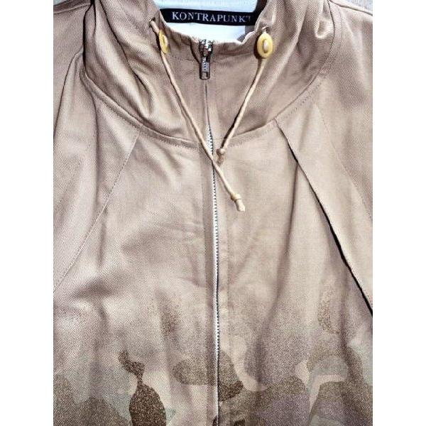 KONTRAPUNKT 　Jacket コントラプンクト（KONTRAPUNKT） コットン迷彩 ZIPパーカー ベージュ