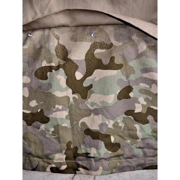 コントラプンクト（KONTRAPUNKT） コットン迷彩 ZIPパーカー ベージュ