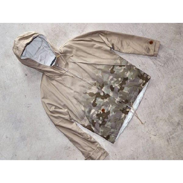 コントラプンクト（KONTRAPUNKT） コットン迷彩 ZIPパーカー ベージュ