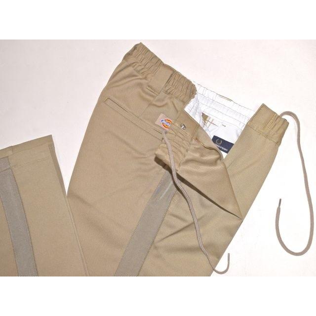 Fred Perry ベージュ サイドストライプパンツ FRED PERRY（フレッドペリー） FRED PERRY DICKIES SKINNY PANTS