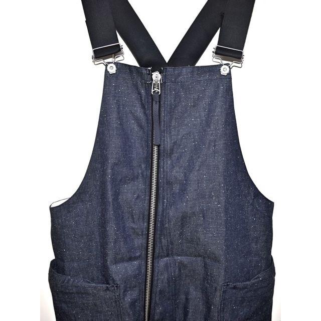 COMFY OUTDOOR GARMENT コムフィ NO USELESS OVERALLS オーバーオール ネップインディゴ(ネップデニム)｜chambray-store｜04