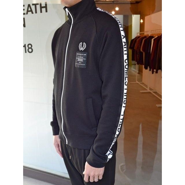 ART COMES FIRST x FRED PERRY アート・カムズ・ファースト x フレッドペリー コラボ ACF TAPED TRACK  JACKET BLACK（ブラック）*SALE 30%OFF