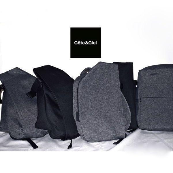 Cote&Ciel（コートエシエル） RHINE NEW FLAT BACKPACK ECO YARN Black