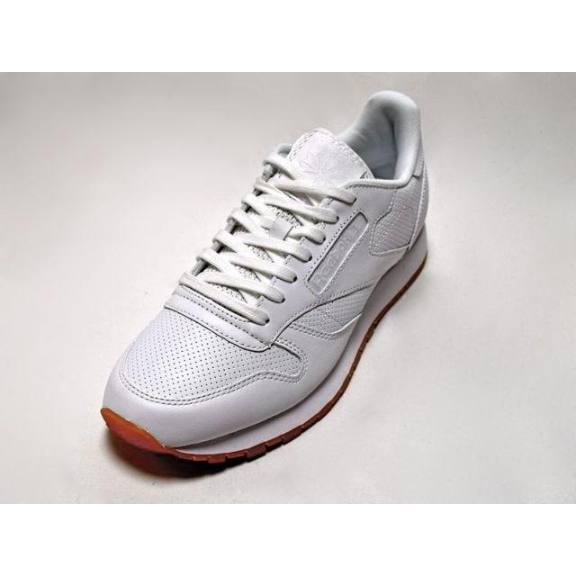 Reebok リーボック クラシック CL LEATHER PG リーボック クラシック レザー PG WHITE CARBON SNOW GREY GUM (ホワイト) *SALE 40%OFF | Reebok | 02