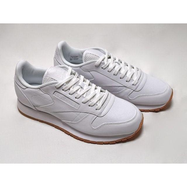 Reebok リーボック クラシック CL LEATHER PG リーボック クラシック レザー PG WHITE CARBON SNOW GREY GUM (ホワイト) *SALE 40%OFF | Reebok | 04
