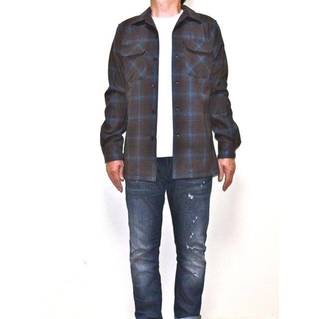 PENDLETON ペンドルトン BOARD Fitted オンブレ チェック シャツ Brown