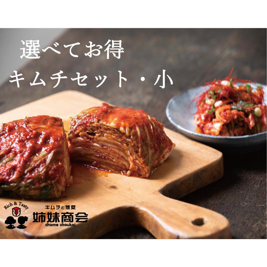 魅力的な こだわりキムチセット 小 白菜キムチ イカキムチ お好みのキムチ