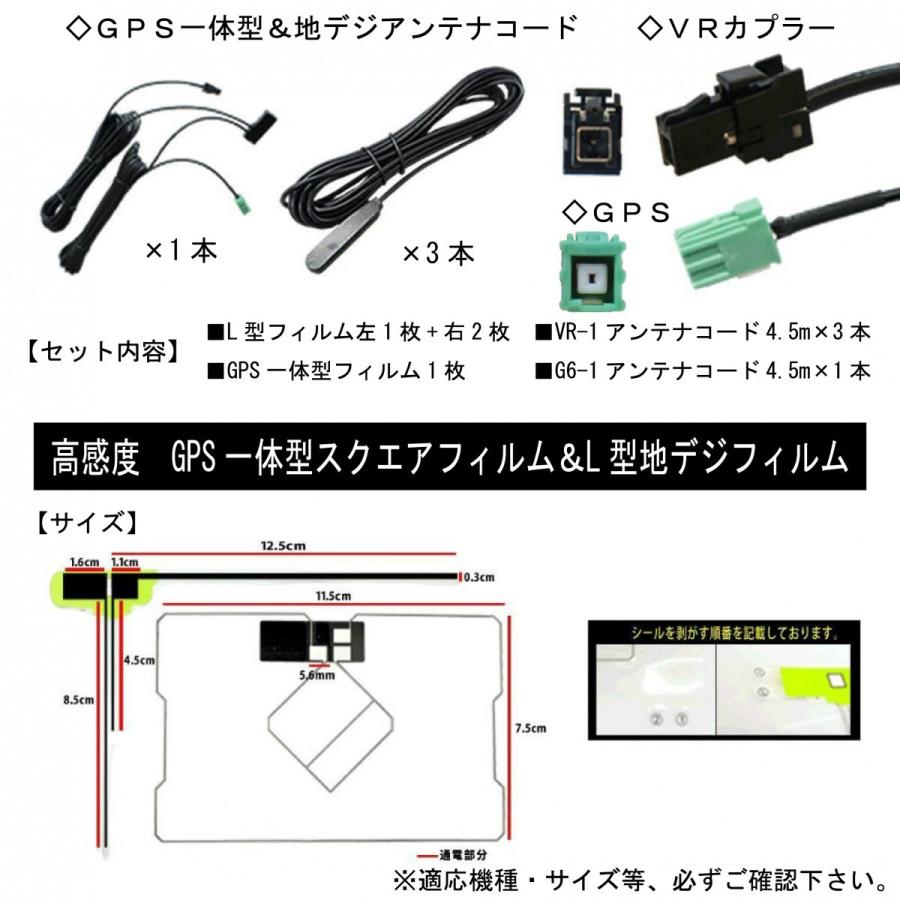 4×4デジタルTV/GPS一体型フィルムレスアンテナキット 4×4デジタルTV/GPS一体型フィルムレスアンテナキット