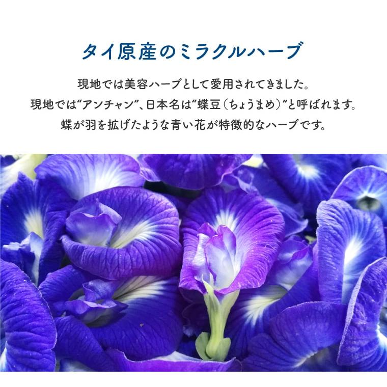 ●乾燥バタフライピーの花100gx5袋まとめてอัญชันAnchanアンチャンの花 ○乾燥バタフライピーの花100gx5袋まとめてอัญชันAnchan