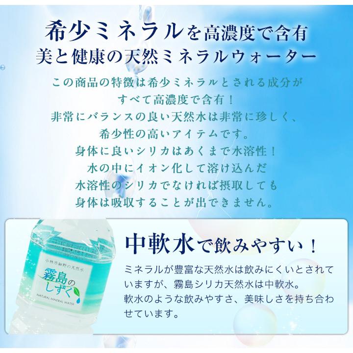 ミネラルウォーター 霧島のしずく 500ml 48本 九州産 水 ペットボトル
