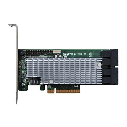 【海外輸入】 CHAMOHighPoint PCIe 3.0 x 8 6GB 秒 SATA RAID HBA インターフェースカード RocketRAID 840A