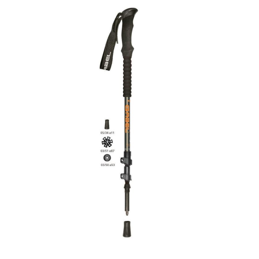 トレッキングポール Gabel ガベル エクスプローラー ツアー Fl 登山 スノーバスケット付き 登山クライミング専門店シャモニ 通販 Yahoo ショッピング