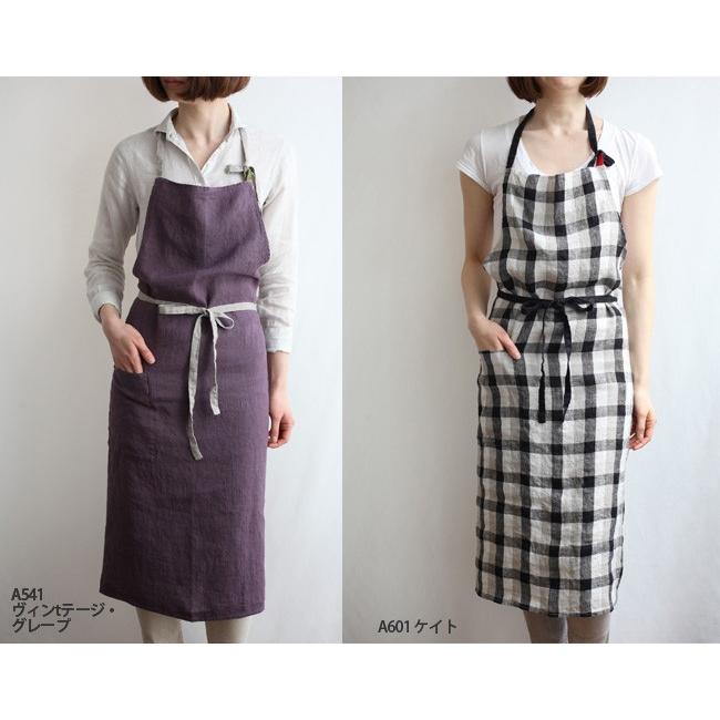 リーノエリーナ Lino e Lina リネン エプロン lino e lina｜フルエプロン フロレゾン アイリス｜リトアニア