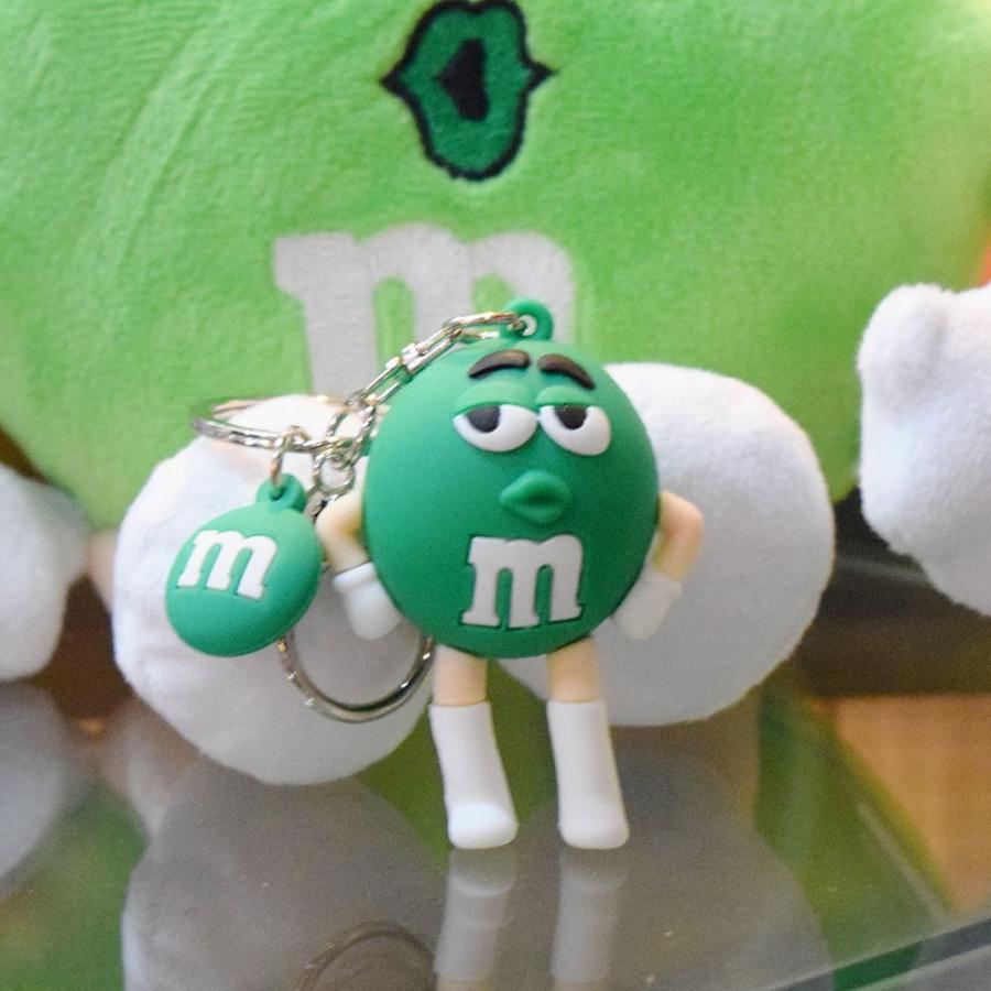 エムアンドエムズ M&M's （グリーン）立体 3D ラバー キーホルダー