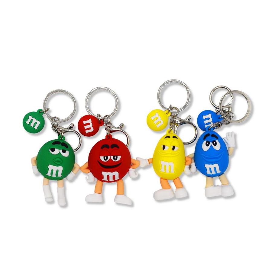エムアンドエムズ M&M's （グリーン）立体 3D ラバー キーホルダー