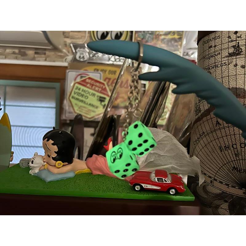 ムーンアイズ ツイン ダイス キーリング（グロウ イン ダーク） クリア