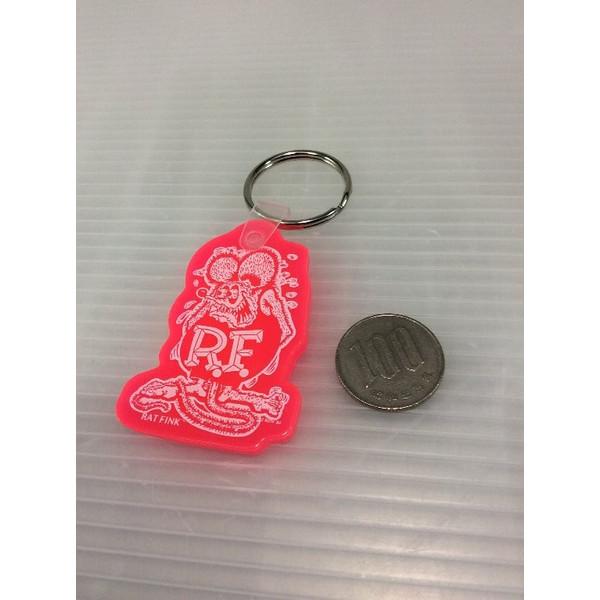 RAT FINK ラットフィンク Rat Finkラバーキーホルダーピンク 車 バイク