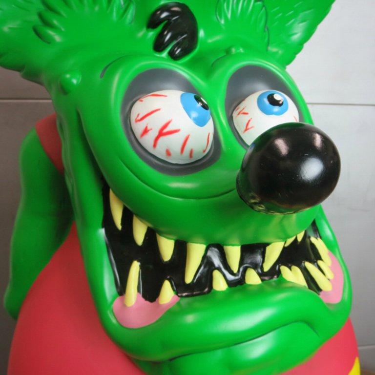 RAT FINK（ラットフィンク） ジャンボ コインバンク GREEN