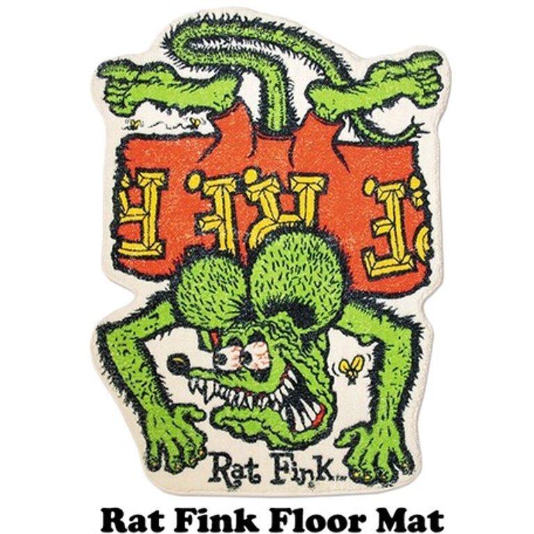 ラットフィンク     Rat Fink フロア マット 【RAT FINK】車　バイク　アメリカ雑貨　アメ雑　アメリカン雑貨 ガレージ｜champ002