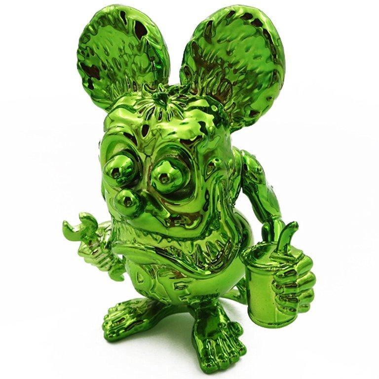 RAT FINK（ラットフィンク） POPフィギュア メタリックグリーン 車